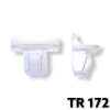 TR172 - 50 or 200 / Chrysler Moulding Clip - White Nylon